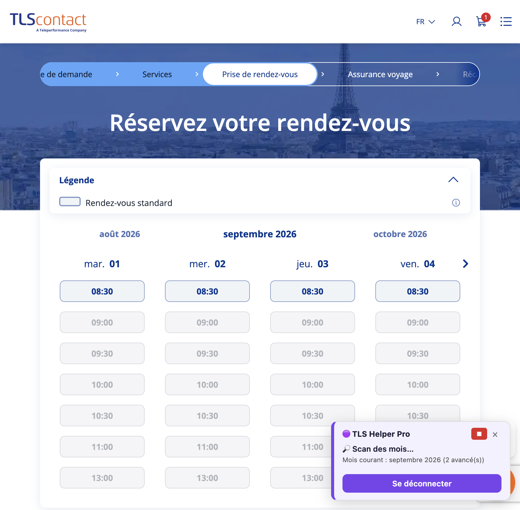 Capture d'écran TLS Contact Sfax - Tourisme / Visite privée - PRIMO