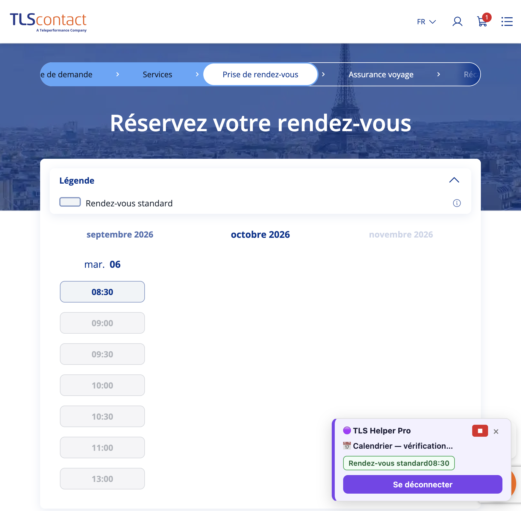 Capture d'écran TLS Contact Sfax - Tourisme / Visite privée - PRIMO