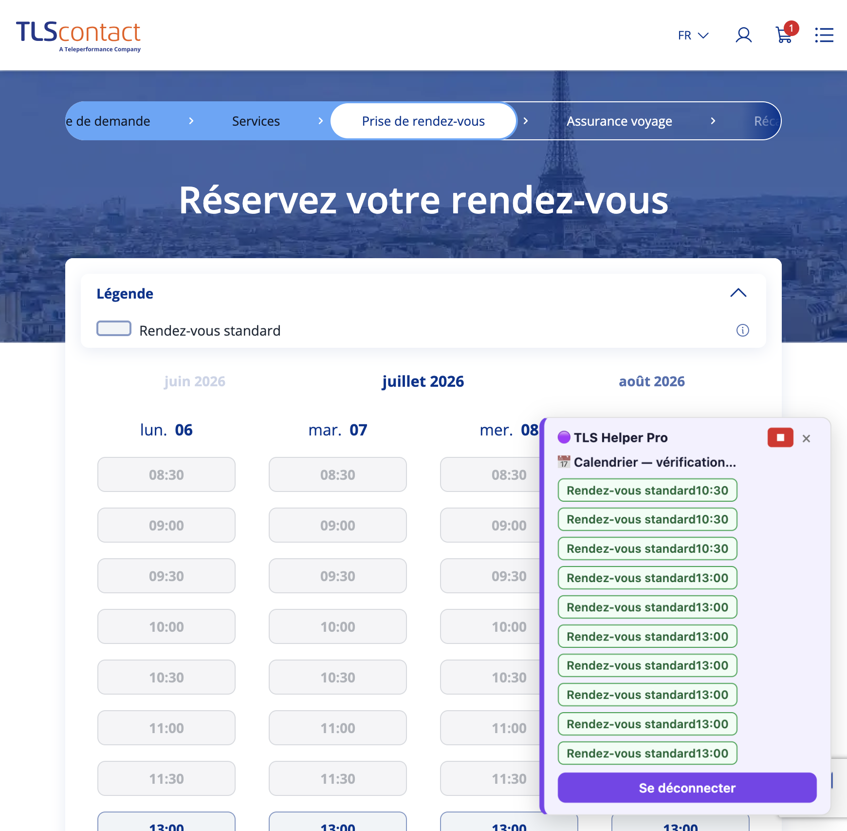 Capture d'écran TLS Contact Sfax - Tourisme / Visite privée - PRIMO